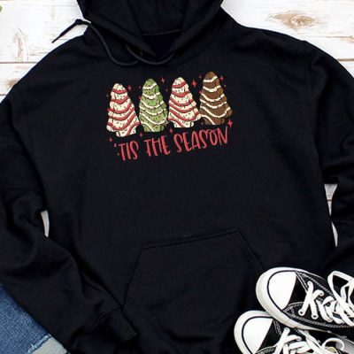 Funny Tis The Season Design Christmas Tree Cakes Debbie Hoodie UH1162