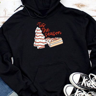 Funny Tis The Season Design Christmas Tree Cakes Debbie Hoodie UH1163