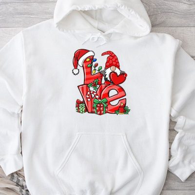 Gnome Christmas Funny Love Christmas Gnomies Xmas Pajama Hoodie UH1067