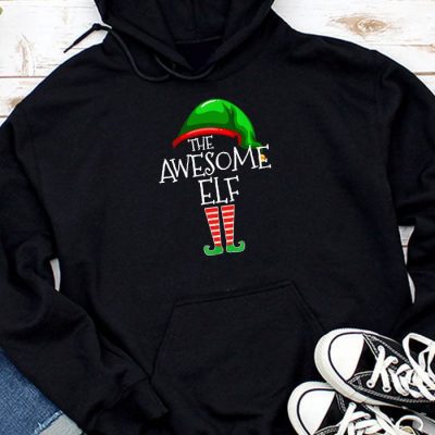 The Awesome Elf Matching Family Christmas Hoodie UH1054