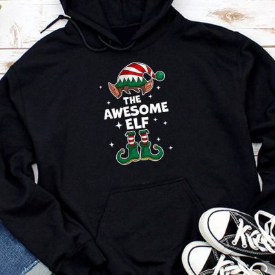 The Awesome Elf Matching Family Christmas Hoodie UH1056