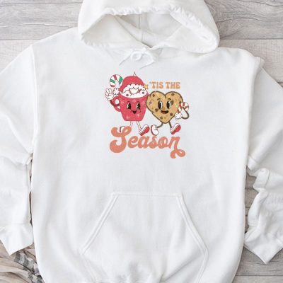 Tis The Season Christmas Hot Cocoa Gingerbread Cookie Pajama Hoodie UH1157