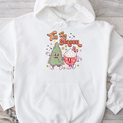 Tis The Season Christmas Hot Cocoa Gingerbread Cookie Pajama Hoodie UH1160