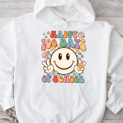 100 Days 100th Day Of School For Girls Boys & Teacher Hoodie UH1386