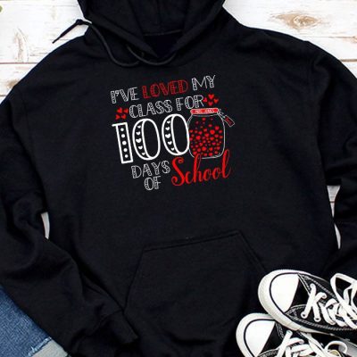 I've Loved My Class For 100 Days School Womens Teacher Hoodie UH1330
