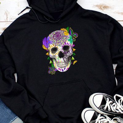 Mardi Gras Costume Sugar Skull Carnival Party Men Women Kid Hoodie UH1414