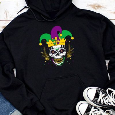 Mardi Gras Costume Sugar Skull Carnival Party Men Women Kid Hoodie UH1415