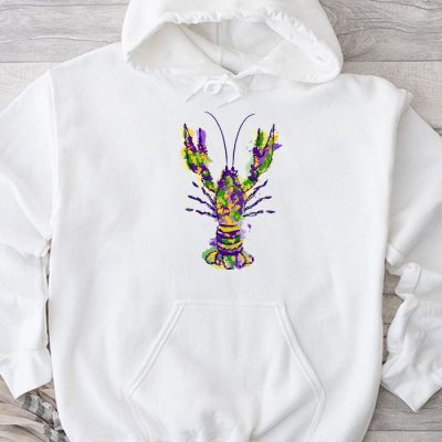 Mardi Gras Crawfish Jester hat Bead Tee New Orleans Gifts Hoodie UH1492