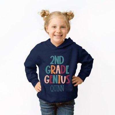 2nd Grade Genius Customized Unisex Hoodie JSH1434
