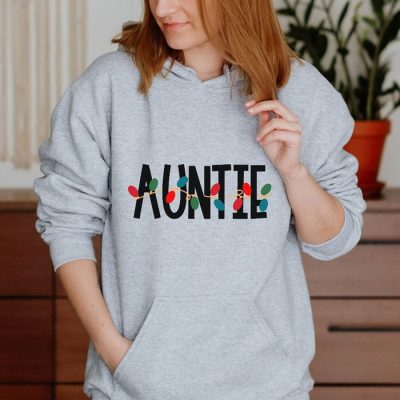 Auntie Christmas Lights Unisex Hoodie JSH1225