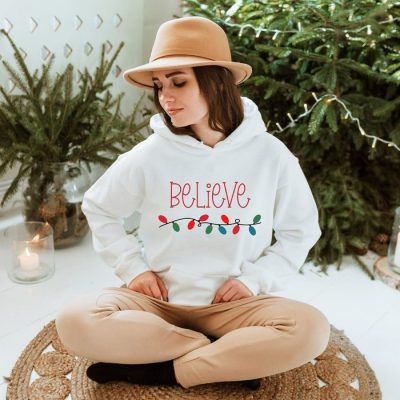 Believe Christmas Lights Unisex Hoodie JSH1242