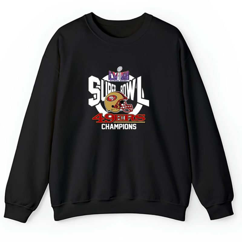 Champion San Francisco 49ers Super Bowl LVIII Unisex Sweatshirt For Fan TBS1247