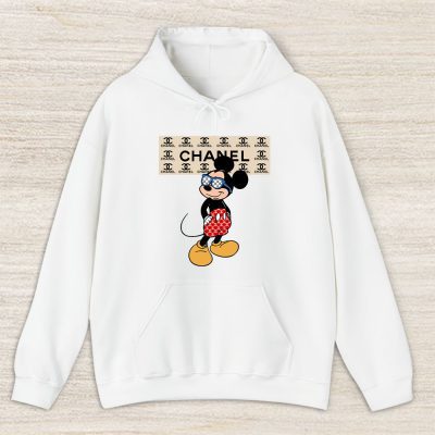 Chanel Mickey Mouse Unisex Pullover Hoodie TBH1306