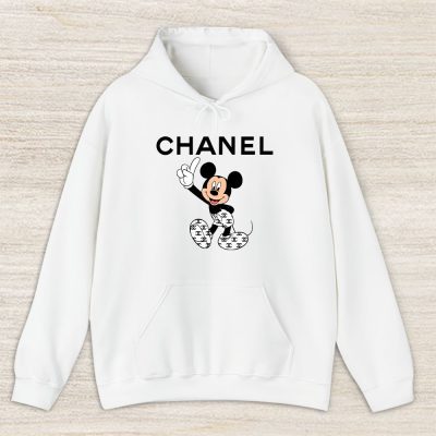 Chanel Mickey Mouse Unisex Pullover Hoodie TBH1310