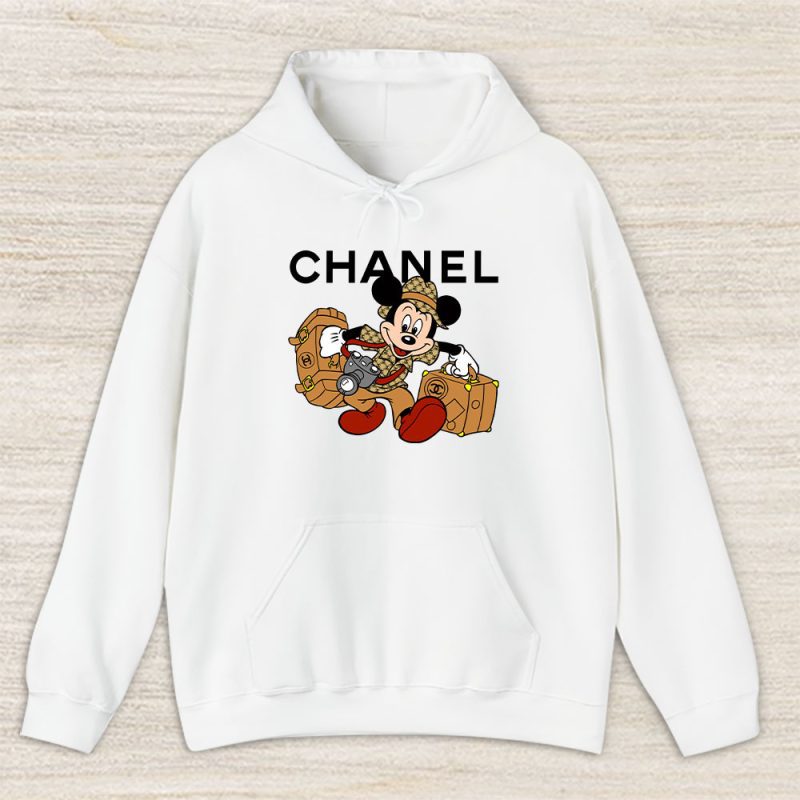 Chanel Mickey Mouse Unisex Pullover Hoodie TBH1316