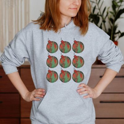 Christmas Ornament Collage Unisex Hoodie JSH1267
