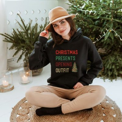 Christmas Present Opening Outfit Unisex Hoodie JSH1311