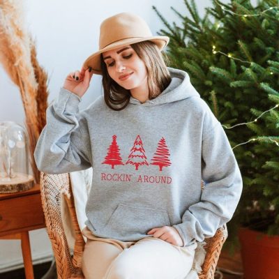 Christmas Tree Rocking Unisex Hoodie JSH1189