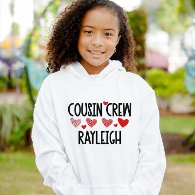 Cousin Crew Hearts Unisex Hoodie JSH1012
