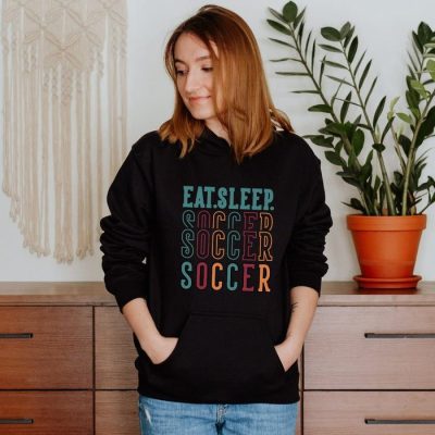 Eat Sleep Soccer Unisex Hoodie JSH1584