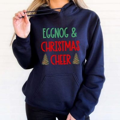 Eggnog & Christmas Cheer Unisex Hoodie JSH1130