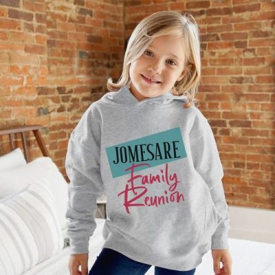 Family Reunion Colorblock Customized Unisex Hoodie JSH1514
