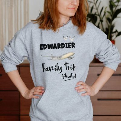 Family Trip Activated Airplane Customized Unisex Hoodie JSH1531