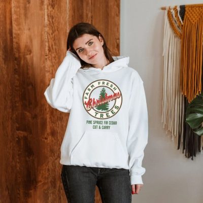 Farm Fresh Christmas Trees Unisex Hoodie JSH1343