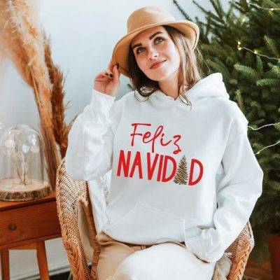 Feliz Navidad Christmas Tree Unisex Hoodie JSH1279
