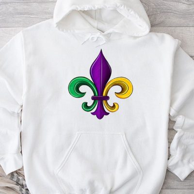 Fleur DeLis Mardi Gras Symbol Louisiana Carnival New Orlean Hoodie MHS1291