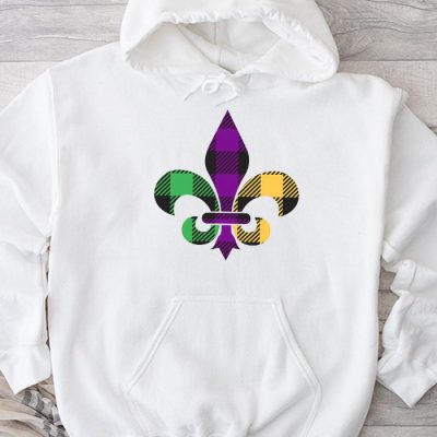 Fleur DeLis Mardi Gras Symbol Louisiana Carnival New Orlean Hoodie MHS1293