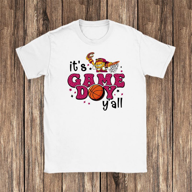 Garfield X Its Game Day Yall X Cleveland Cavaliers Team Unisex T-Shirt TBT1479