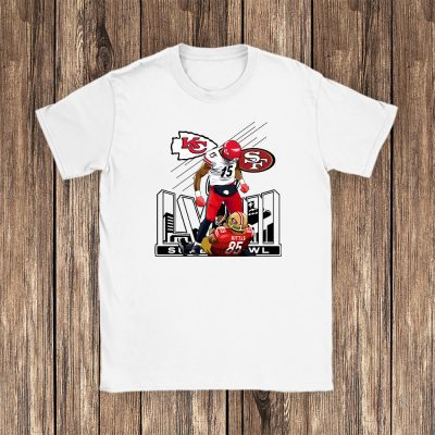 George Kittle Kc Chiefs Knock Down SF 49ers Super Bowl LVIII Unisex T-Shirt For Fan TBT1229
