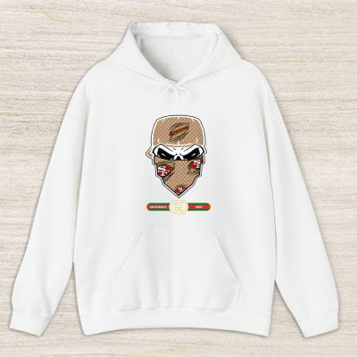 Gucci x NFLx San Francisco 49ers Skull Luxury Pullover Hoodie For Fan TBH1045
