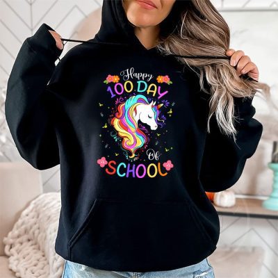 Girls 100 Days of School Hoodie MHS1084