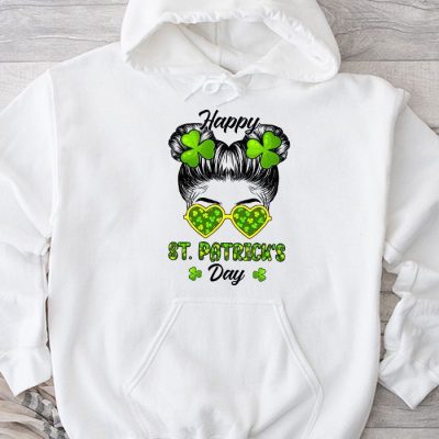 Happy St Patricks Day Bun Saint Paddys Girls Kids Youth Teen Hoodie MHS1262