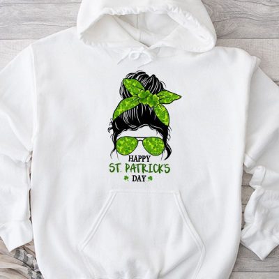 Happy St Patricks Day Bun Saint Paddys Girls Kids Youth Teen Hoodie MHS1265