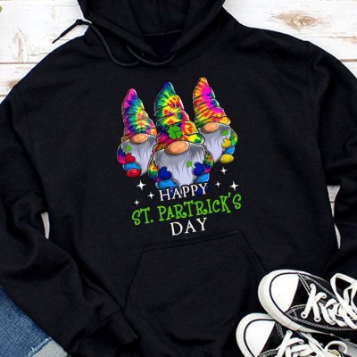 Happy St. Patrick's Day Gnome Shamrock Saint Patrick Irish Hoodie MHS1245