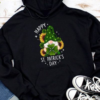 Happy St. Patrick's Day Gnome Shamrock Saint Patrick Irish Hoodie MHS1248