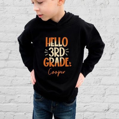 Hello 3rd Grade Customized Unisex Hoodie JSH1409