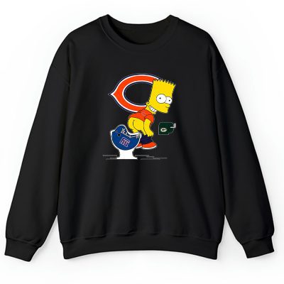 Homer Simpson X Funny X Chicago Bears Team X Nfl X American Football Unisex Sweatshirt TBS1393
