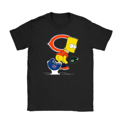 Homer Simpson X Funny X Chicago Bears Team X Nfl X American Football Unisex T-Shirt TBT1393
