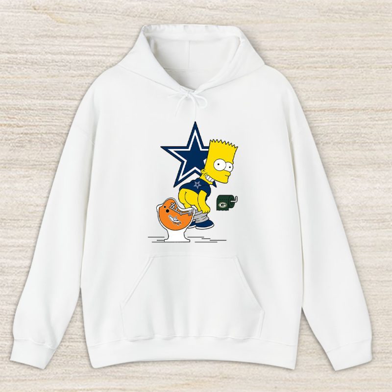 Homer Simpson X Funny X Dallas Cowboys Team X Nfl X American Football Unisex Pullover Hoodie TBH1387