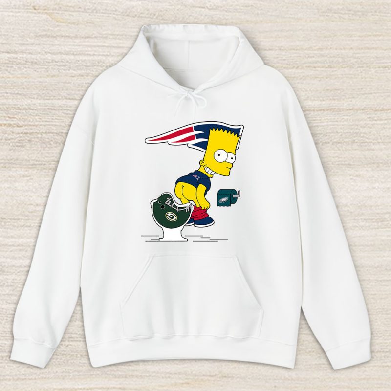 Homer Simpson X Funny X New England Patriots Team X Nfl X American Football Unisex Pullover Hoodie TBH1389