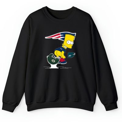 Homer Simpson X Funny X New England Patriots Team X Nfl X American Football Unisex Sweatshirt TBS1389
