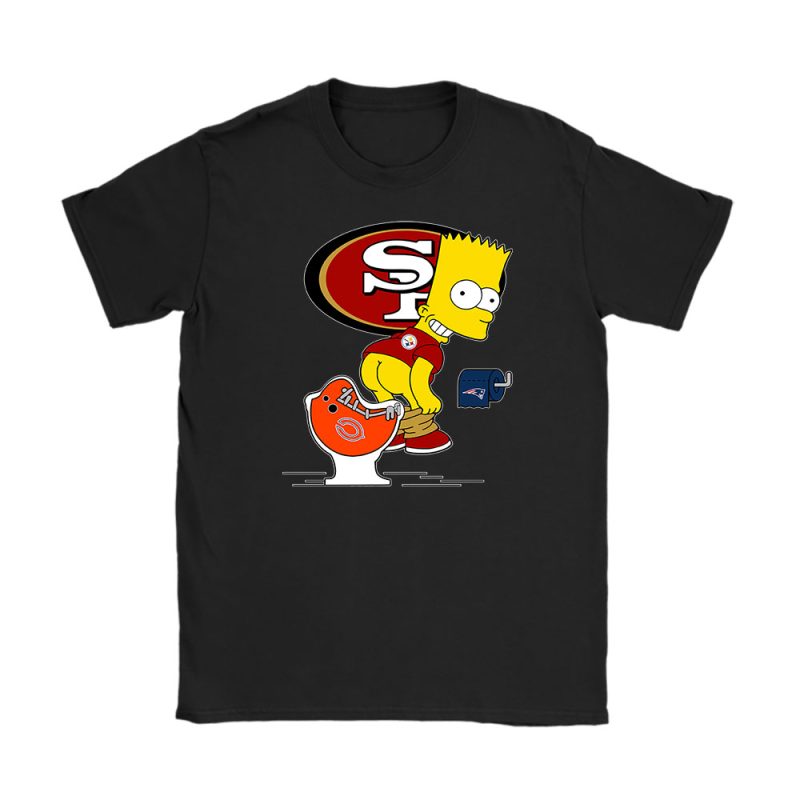 Homer Simpson X Funny X San Francisco 49Ers Team X Nfl X American Football Unisex T-Shirt TBT1391