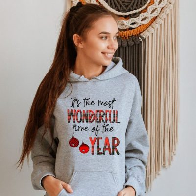 It's The Most Wonderful Time Of The Year Plaid Unisex Hoodie JSH1220