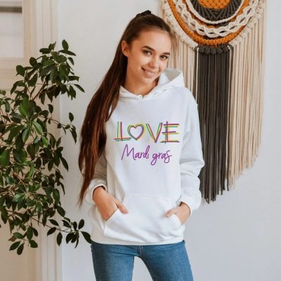 Love Mardi Gras Unisex Hoodie JSH1004