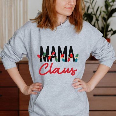 Mama Claus Christmas Lights Unisex Hoodie JSH1202