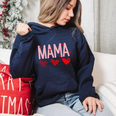 Mama Hearts Unisex Hoodie JSH1018